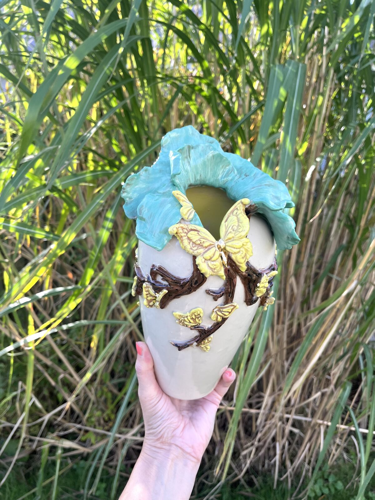 Sommerfuglenes have - Vase - Billede 6